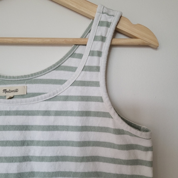 Madewell Summer Tank Top Boxy Crop Top Stripe Size XS - Picture 7 of 13